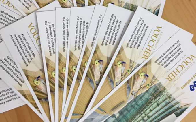 Các voucher khách sạn thường được phát hành và bán nhiều trên các diễn đàn.
